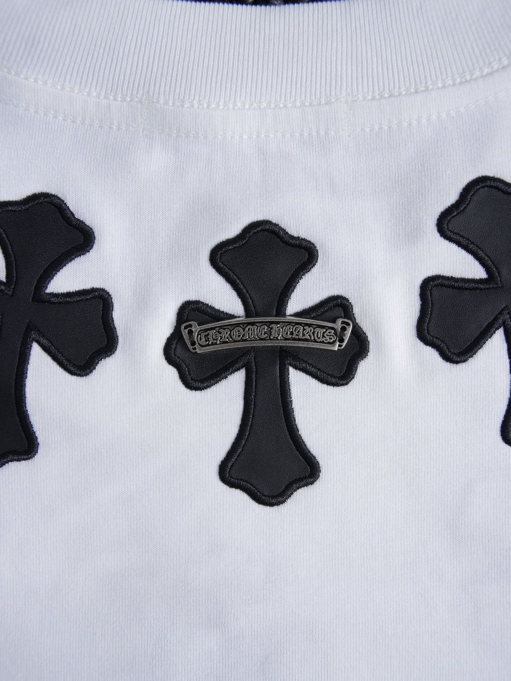 Chrome Hearts Cross Applique Short-Sleeve T-Shirt