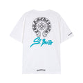 Chrome Hearts Horseshoe Floral Graphic T-Shirt