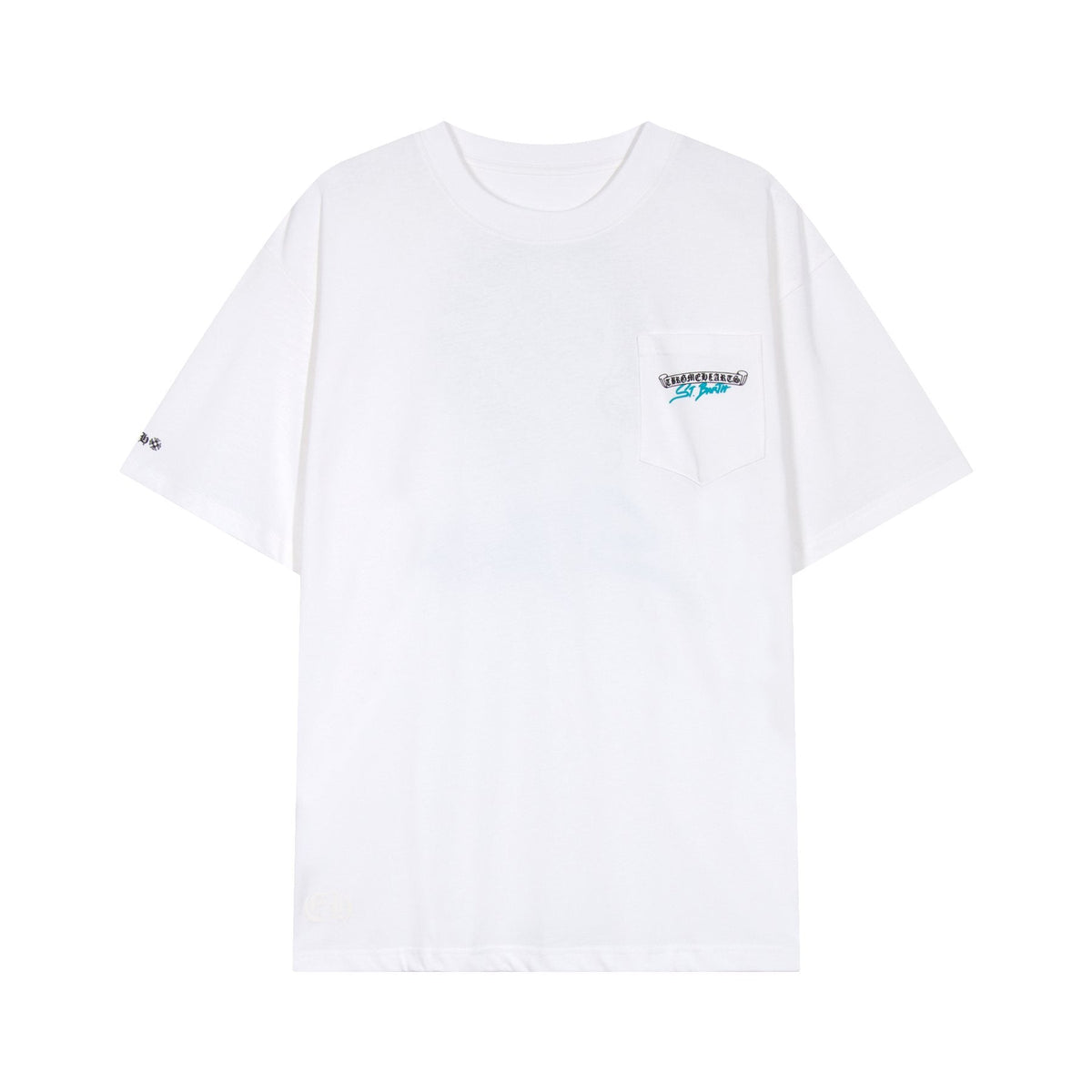 Chrome Hearts Horseshoe Floral Graphic T-Shirt