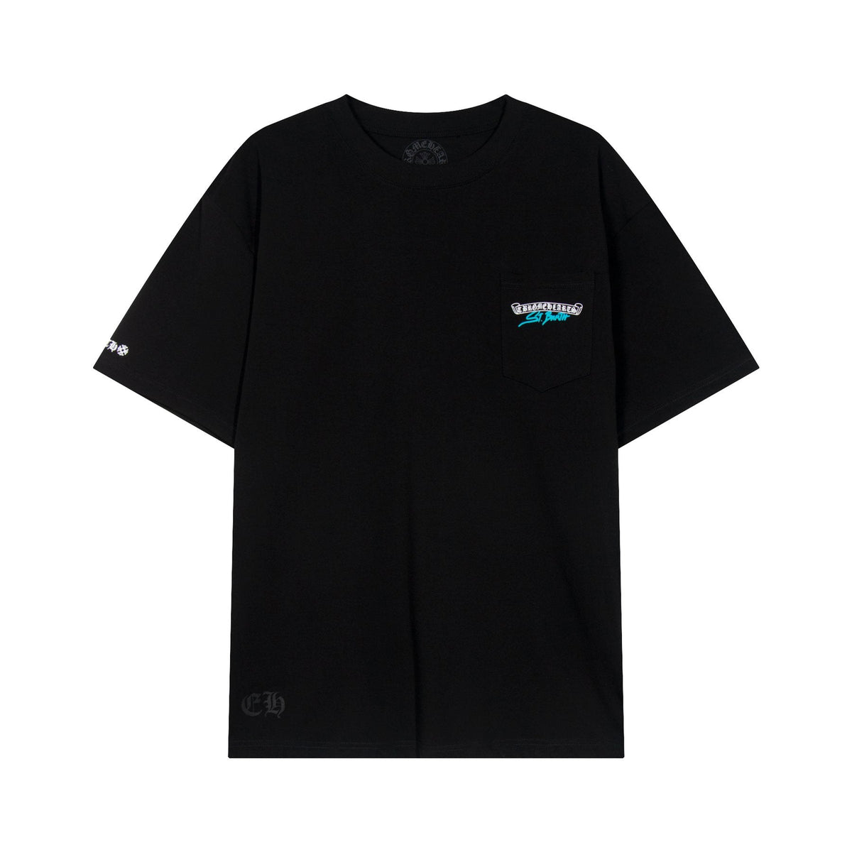 Chrome Hearts Horseshoe Floral Graphic T-Shirt