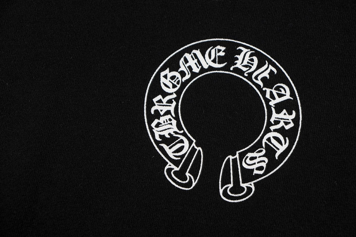Chrome Hearts Slogan Graphic Hoodie