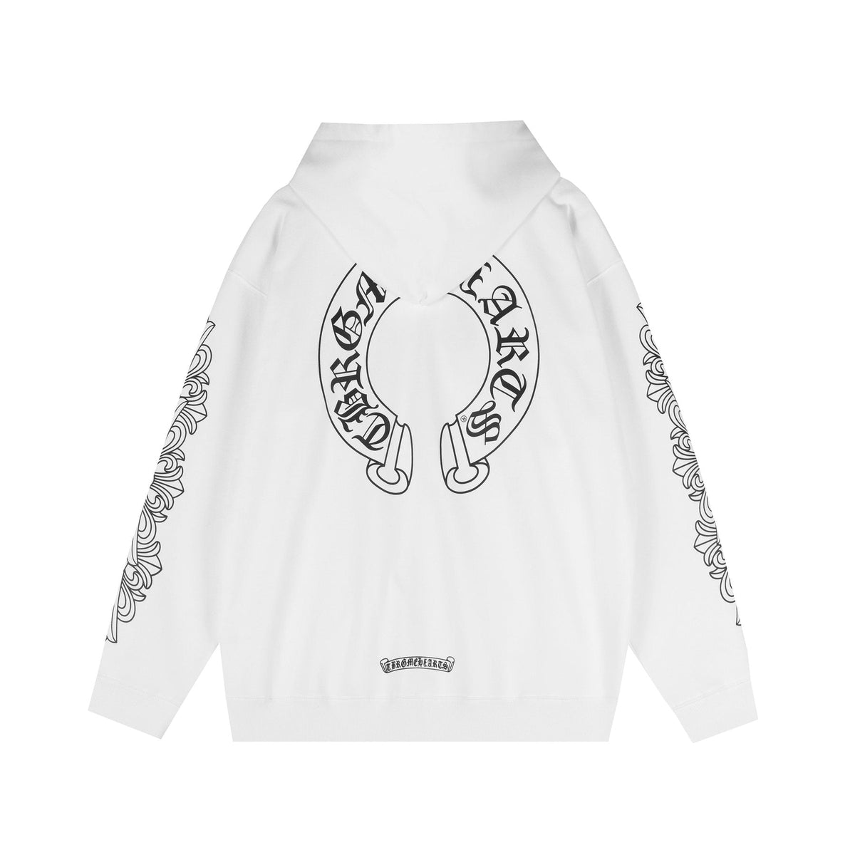 Chrome Hearts Horseshoe Graphic Zip Hoodie