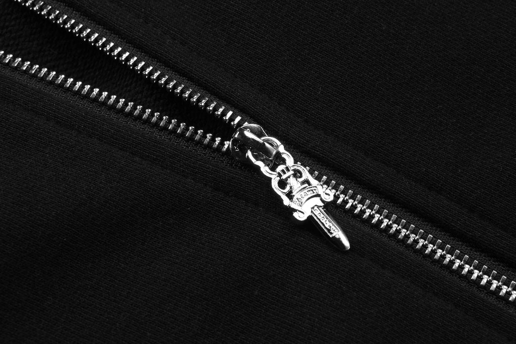 Chrome Hearts Horseshoe Graphic Zip Hoodie