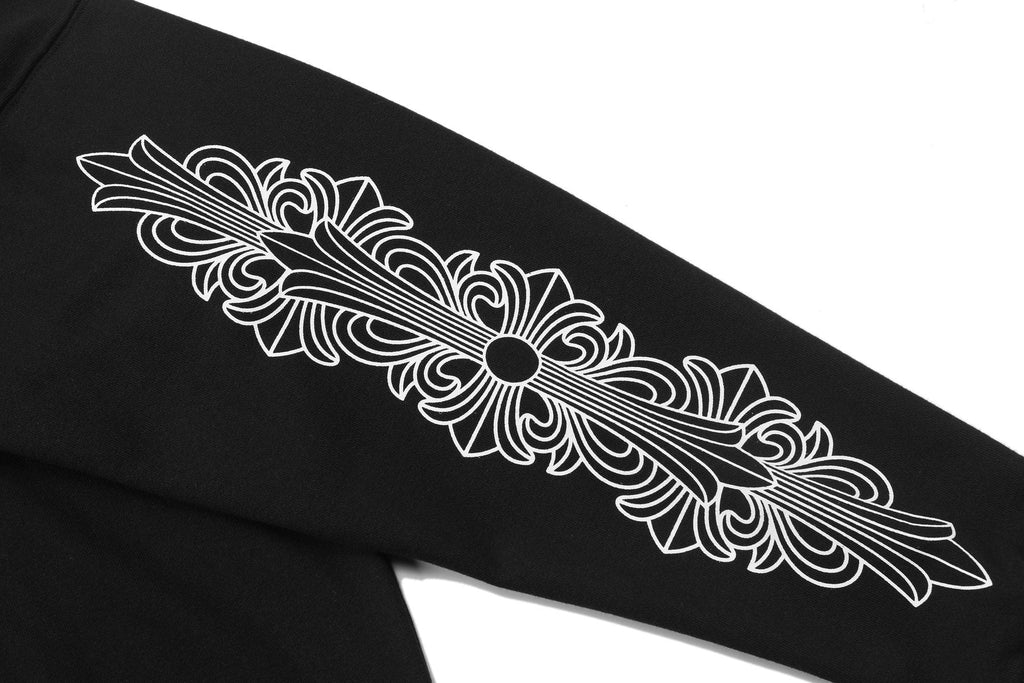 Chrome Hearts Horseshoe Graphic Zip Hoodie