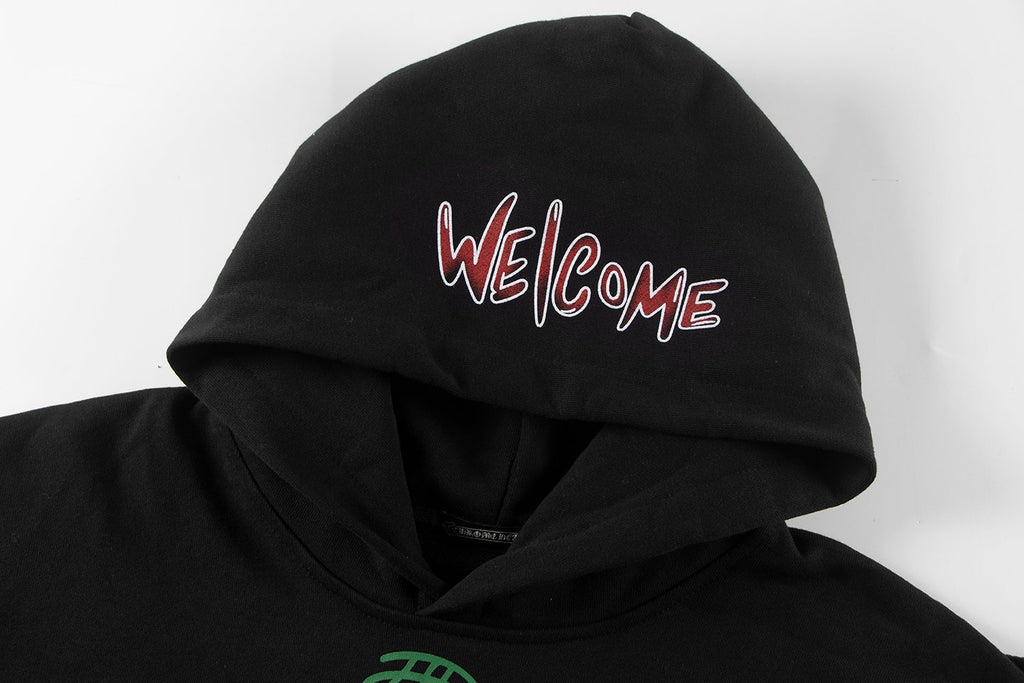 Chrome Hearts Cross Graphic Pullover Hoodie - Black