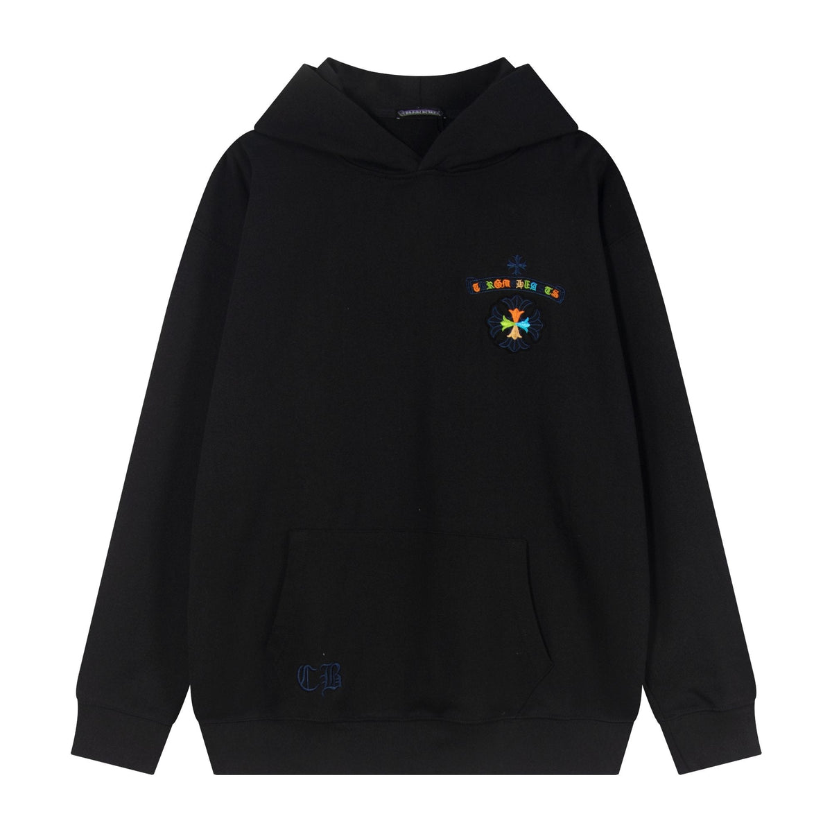 Chrome Hearts Rainbow Logo Embroidered Hoodie