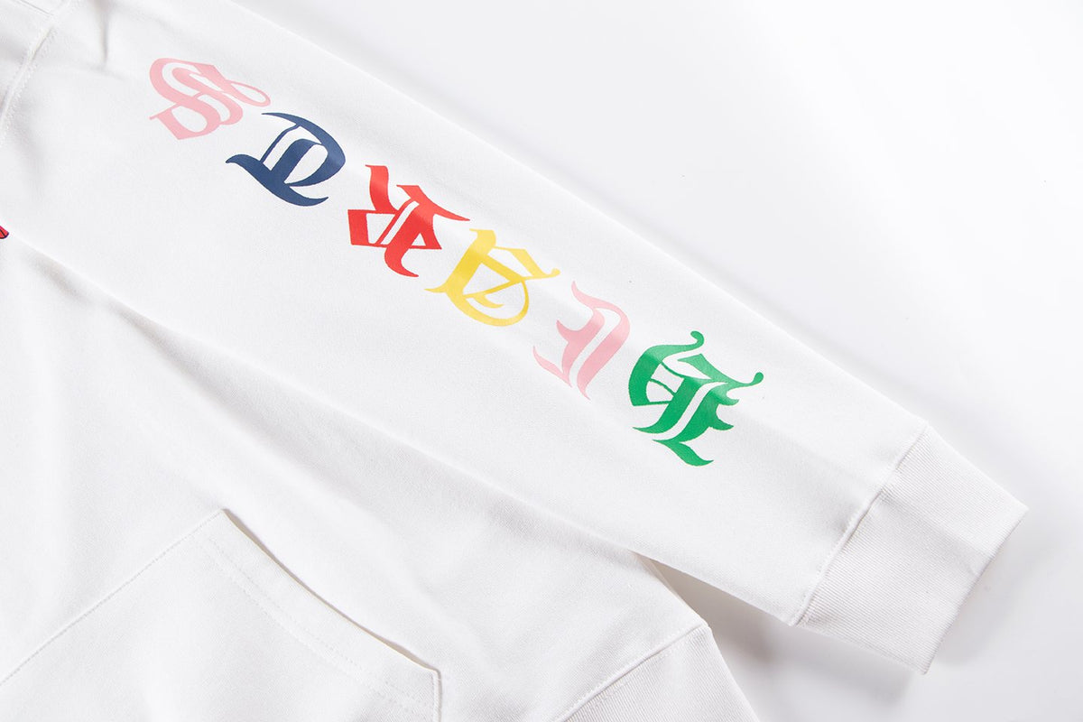 Chrome Hearts Multicolor Cross Graphic Hoodie