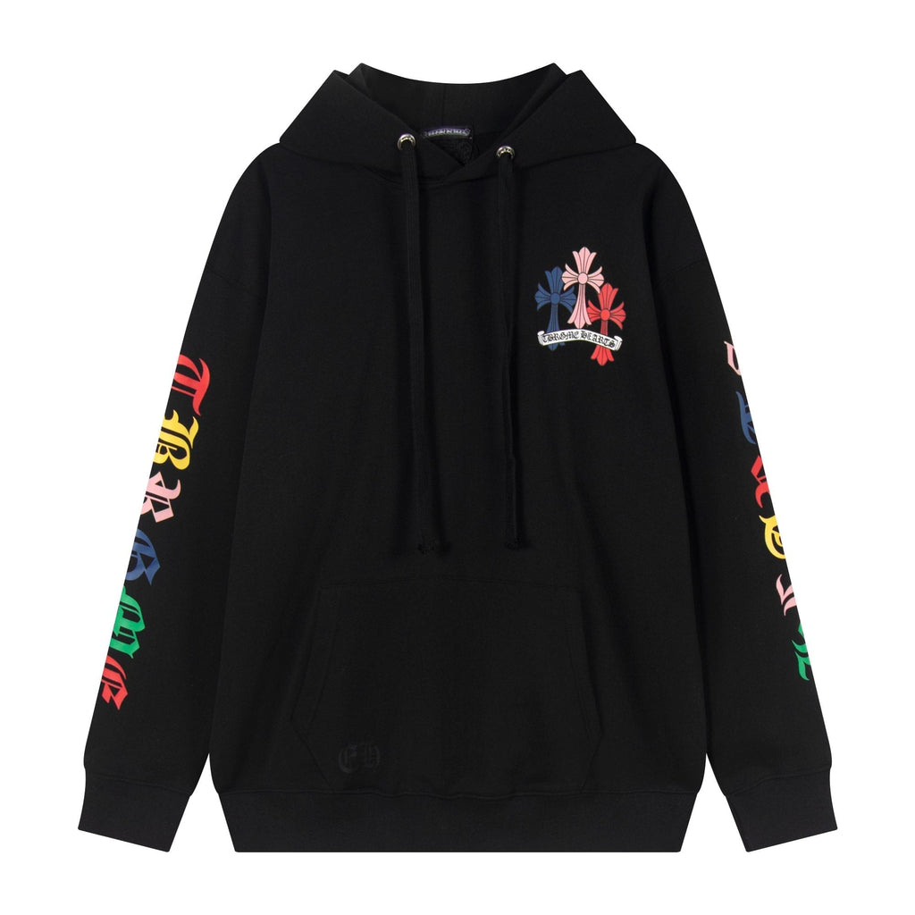 Chrome Hearts Multicolor Cross Graphic Hoodie