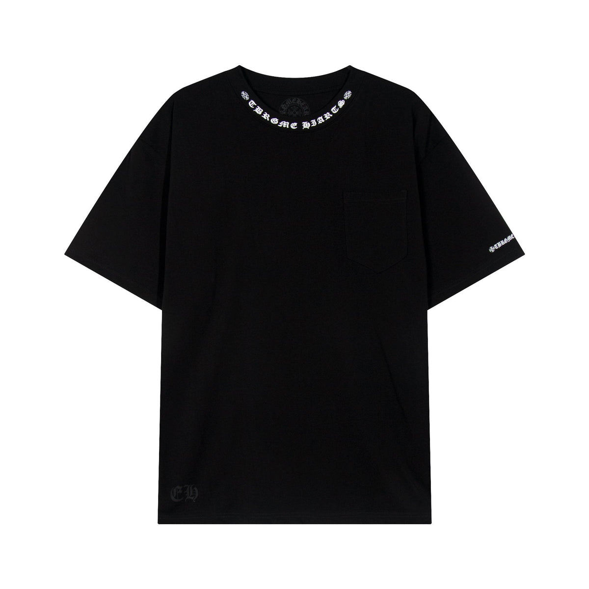 Chrome Hearts Sanskrit Letter Print Pocket T-Shirt