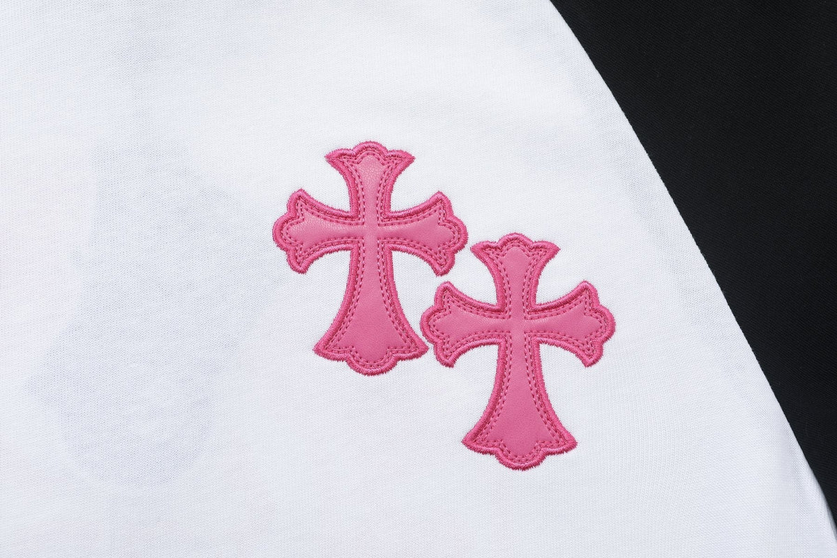 Chrome Hearts Cross Graphic Raglan Long-Sleeve T-Shirt