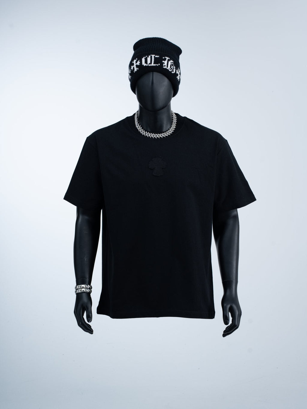 Chrome Hearts Tonal Cross Appliqué T-Shirt