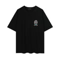 Chrome Hearts Rainbow Floral Cross Graphic T-Shirt