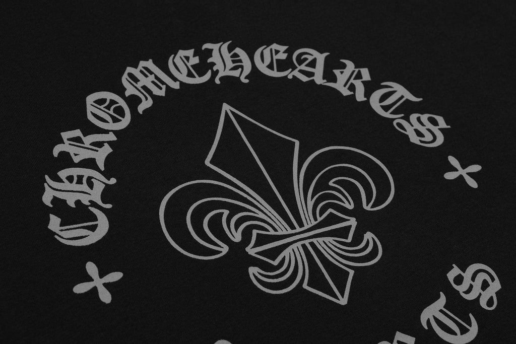 Chrome Hearts Fleur-De-Lis Crest Graphic T-Shirt