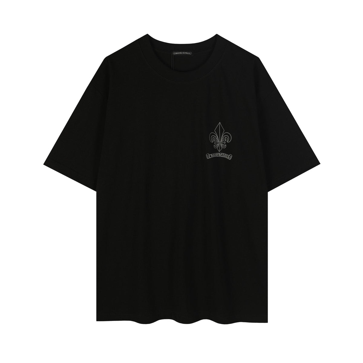 Chrome Hearts Fleur-De-Lis Crest Graphic T-Shirt