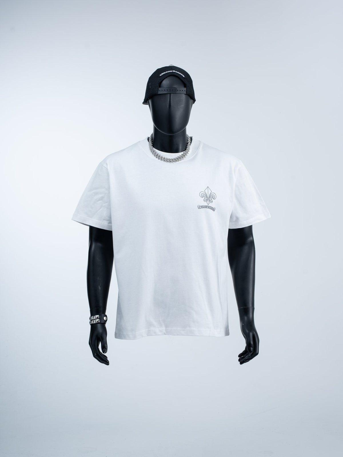 Chrome Hearts Fleur-De-Lis Crest Graphic T-Shirt