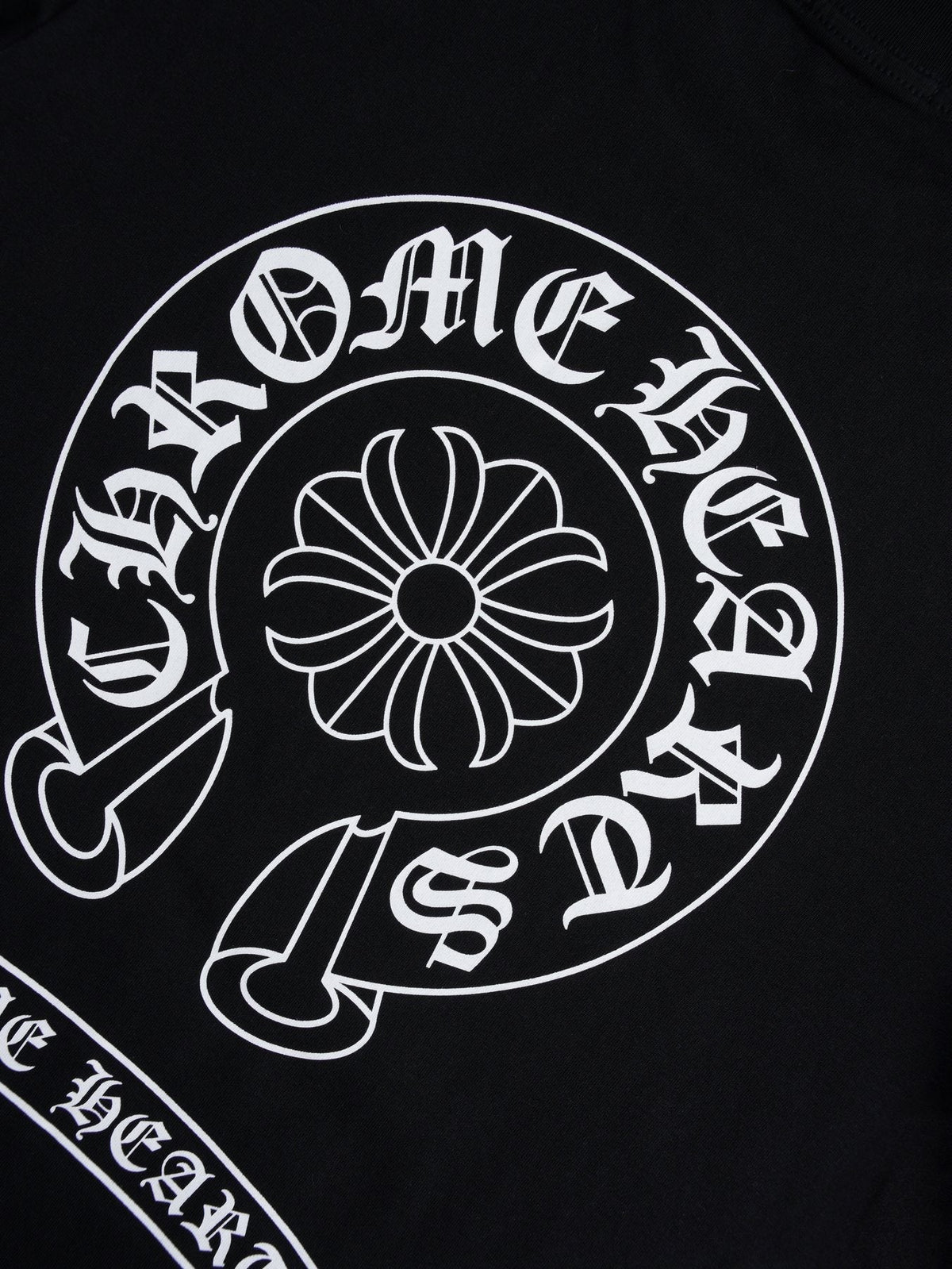 Chrome Hearts Horseshoe Floral Graphic T-Shirt