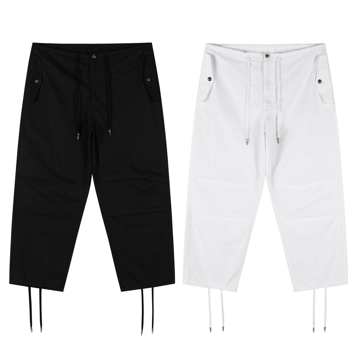 Chrome Hearts Multicolor Cross Patch Cropped Pants