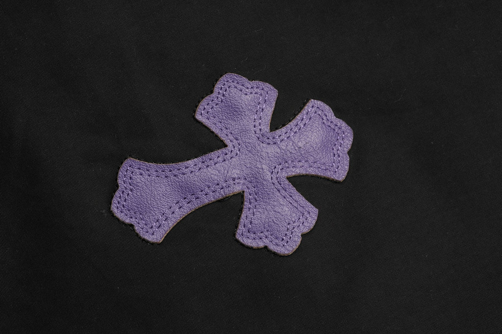 Chrome Hearts Multicolor Cross Patch Cropped Pants