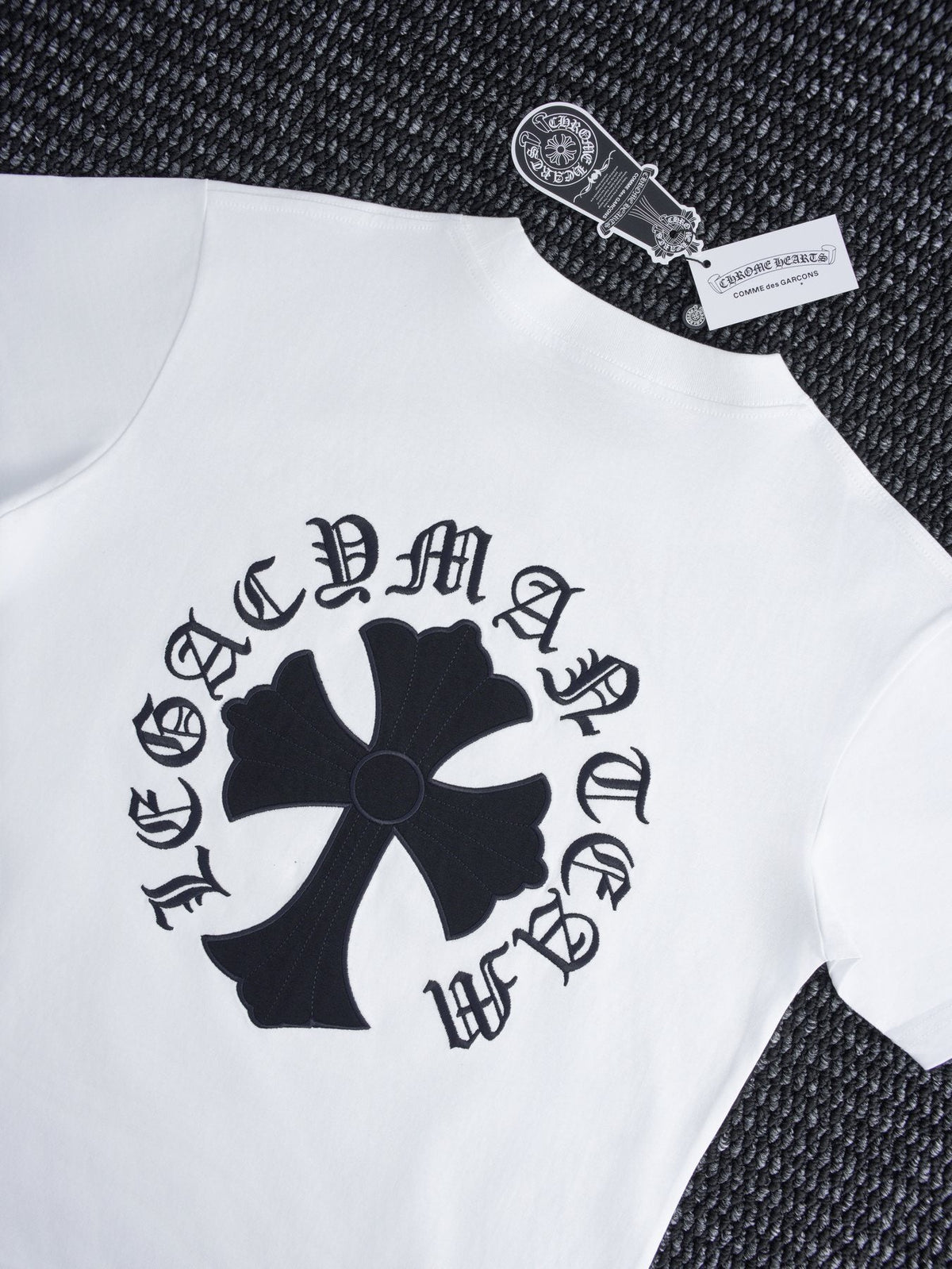 Chrome Hearts Ring Cross Graphic T-Shirt