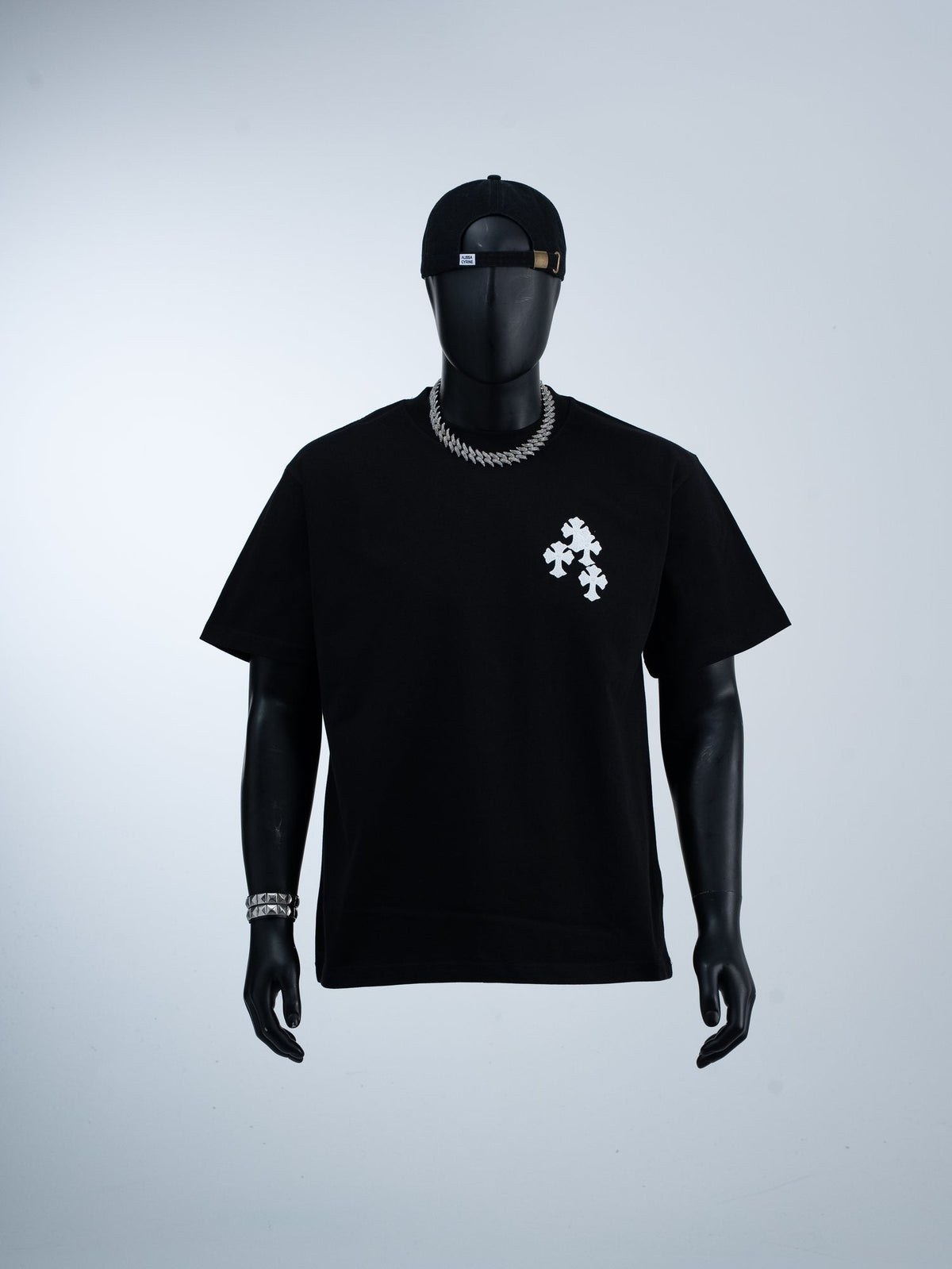 Chrome Hearts Ring Cross Graphic T-Shirt