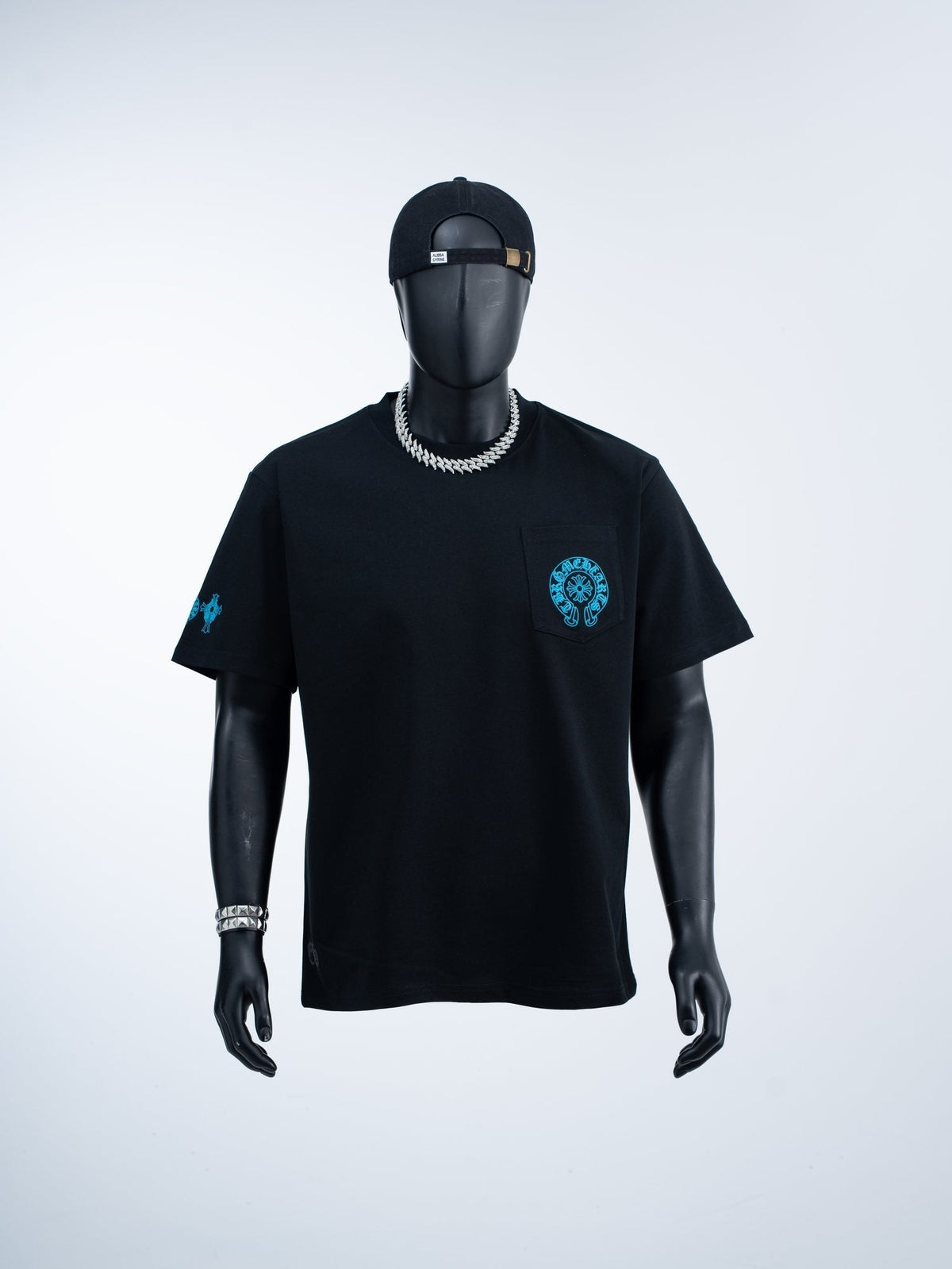 Chrome Hearts Horseshoe Slogan Graphic T-Shirt