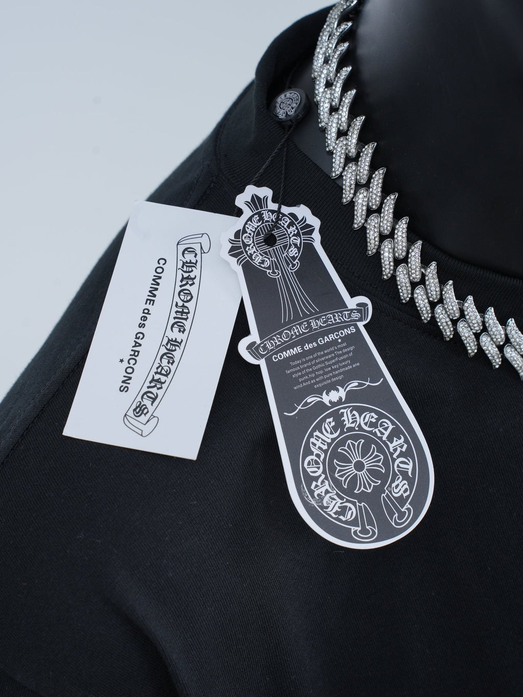 Chrome Hearts Horseshoe Slogan Graphic T-Shirt