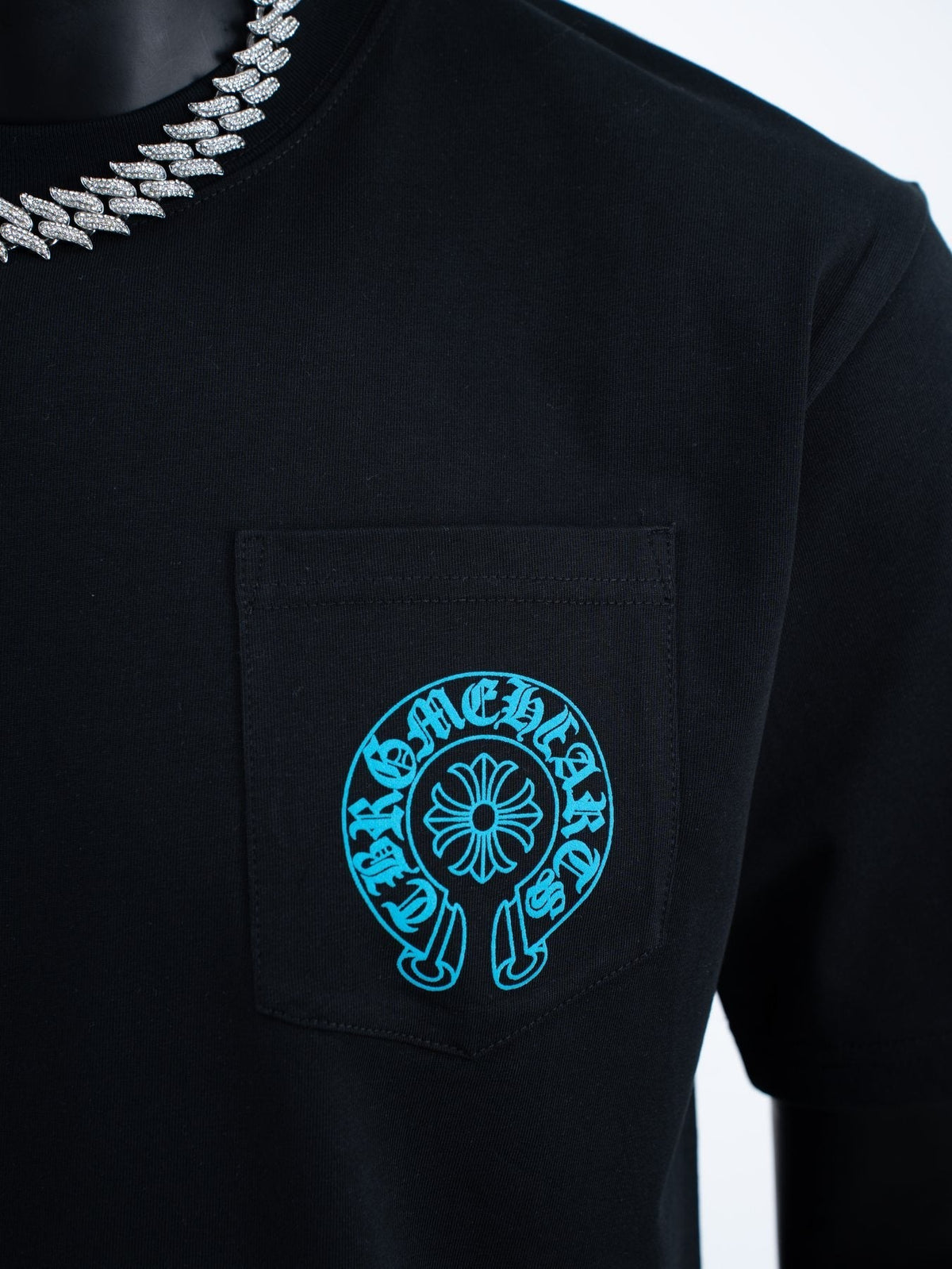 Chrome Hearts Horseshoe Slogan Graphic T-Shirt