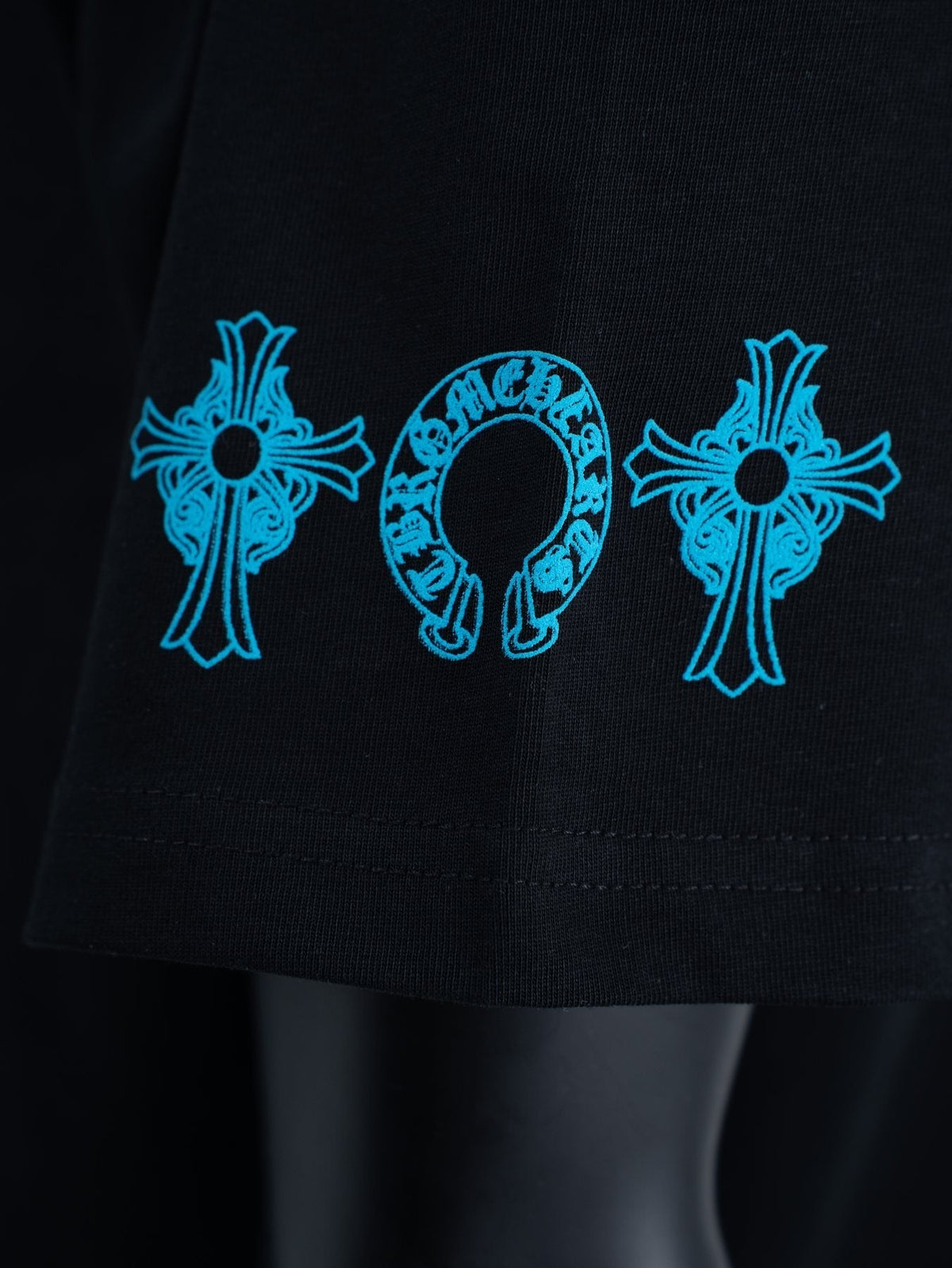 Chrome Hearts Horseshoe Slogan Graphic T-Shirt