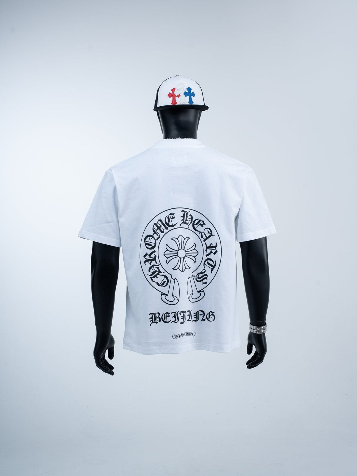 Chrome Hearts Horseshoe Script Graphic T-Shirt