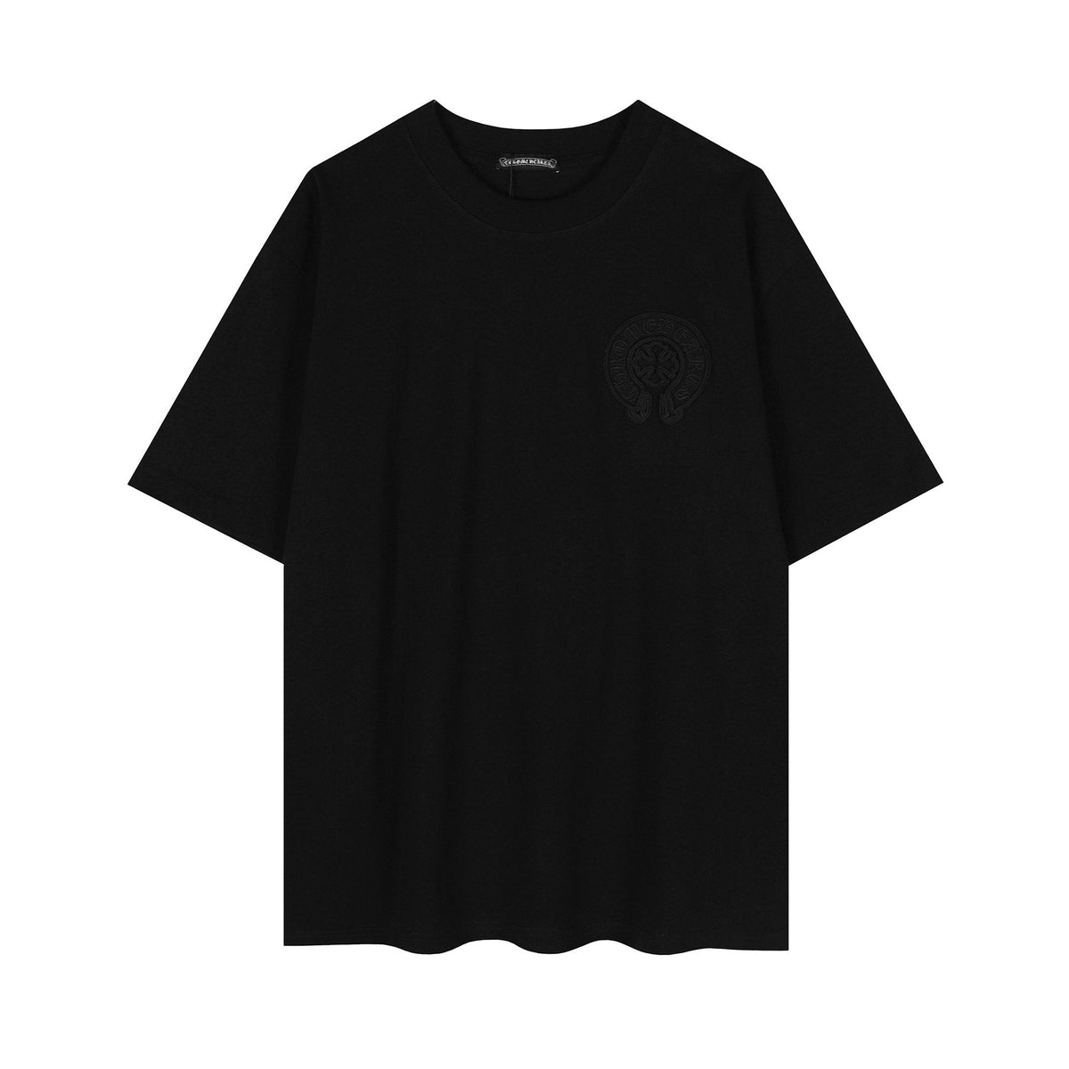 Chrome Hearts Horseshoe Embroidered Short-Sleeve T-Shirt