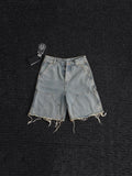 Chrome Hearts Light Blue Washed Denim Shorts