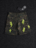 Chrome Hearts Camo Cross Patch Cargo Shorts
