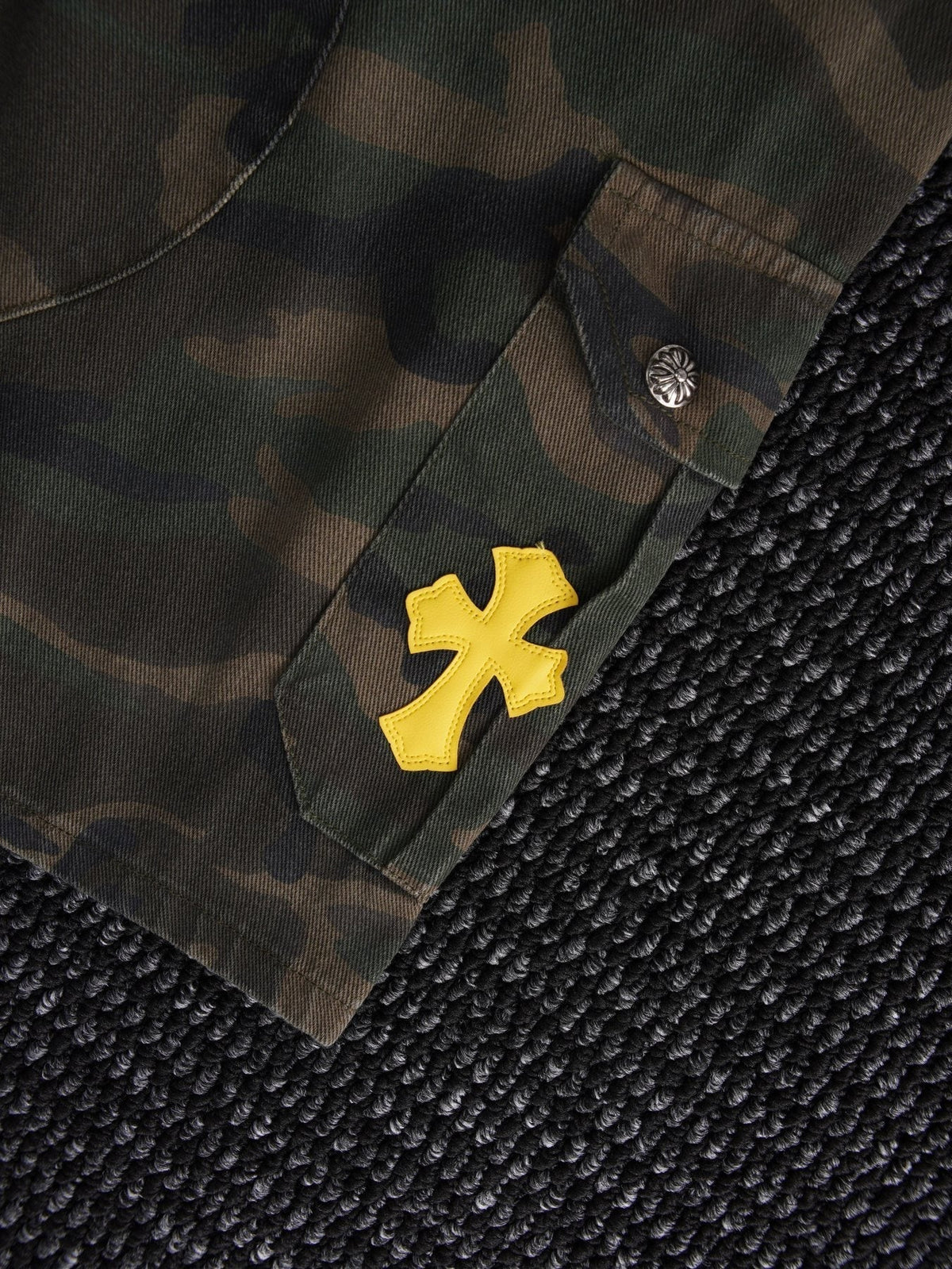 Chrome Hearts Camouflage Cross Patch Cargo Shorts