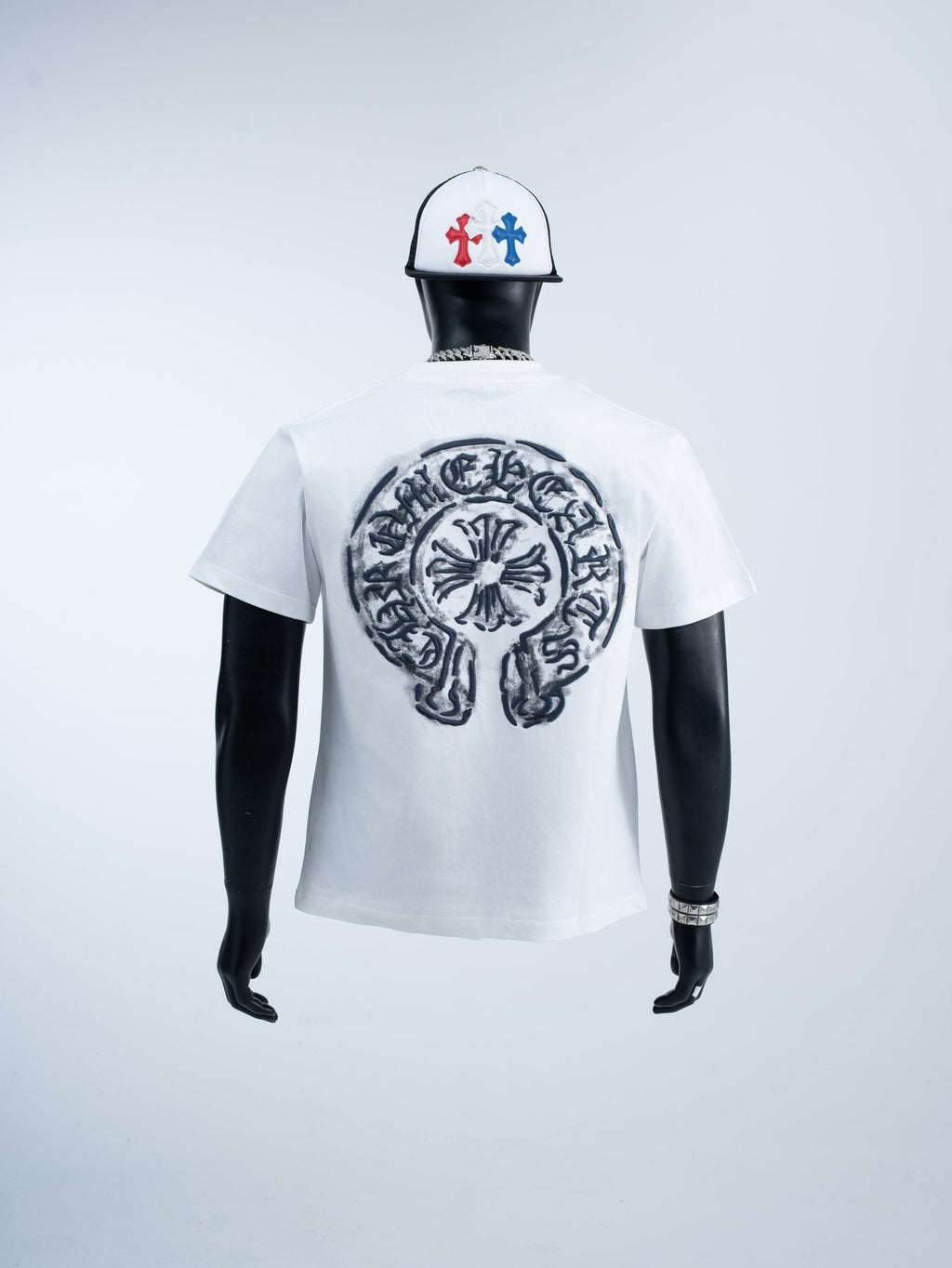Chrome Hearts Back Emblem Graphic T-Shirt