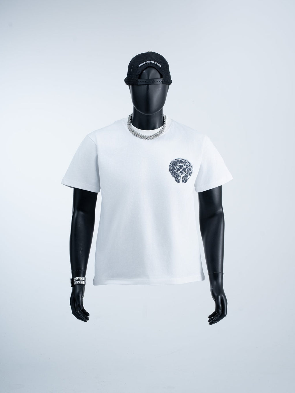 Chrome Hearts Back Emblem Graphic T-Shirt
