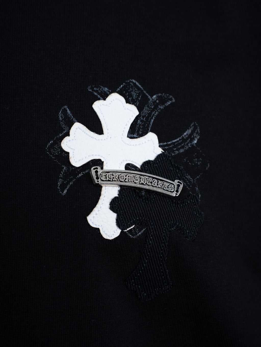 Chrome Hearts Cross Badge Graphic Short-Sleeve T-Shirt