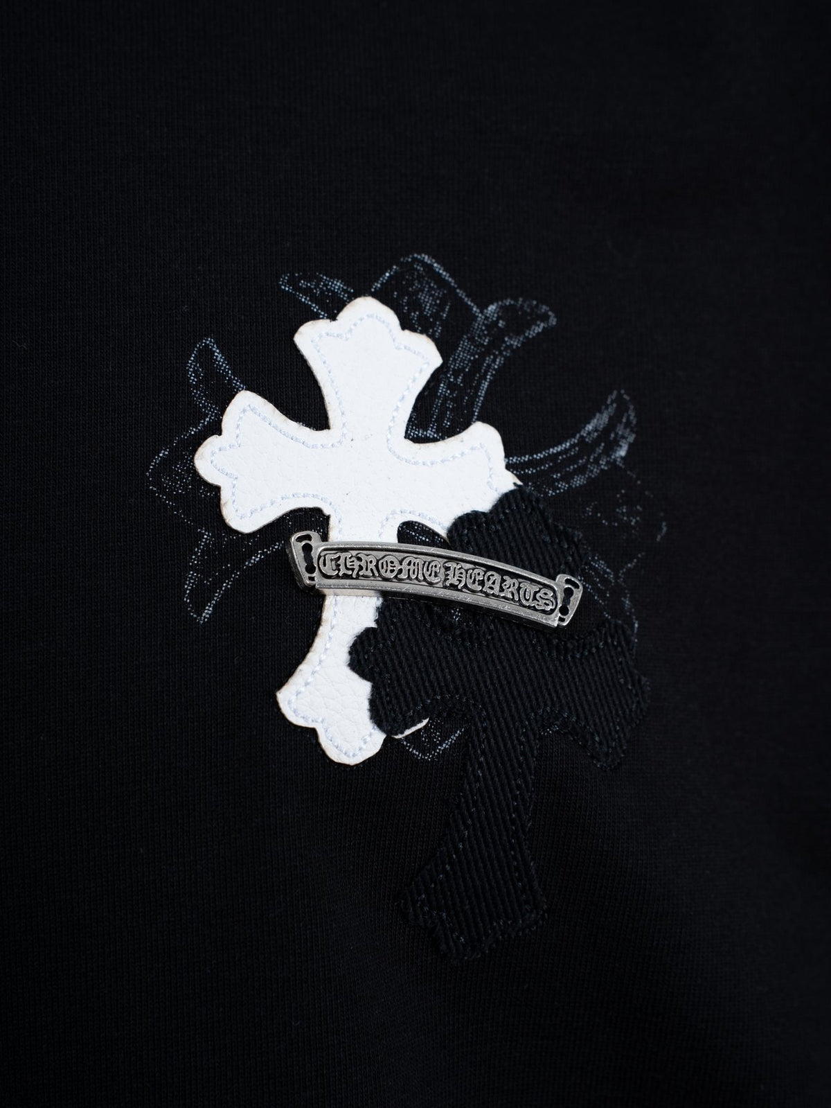 Chrome Hearts Cross Badge Graphic Short-Sleeve T-Shirt