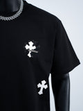 Chrome Hearts Cross Badge Graphic Short-Sleeve T-Shirt
