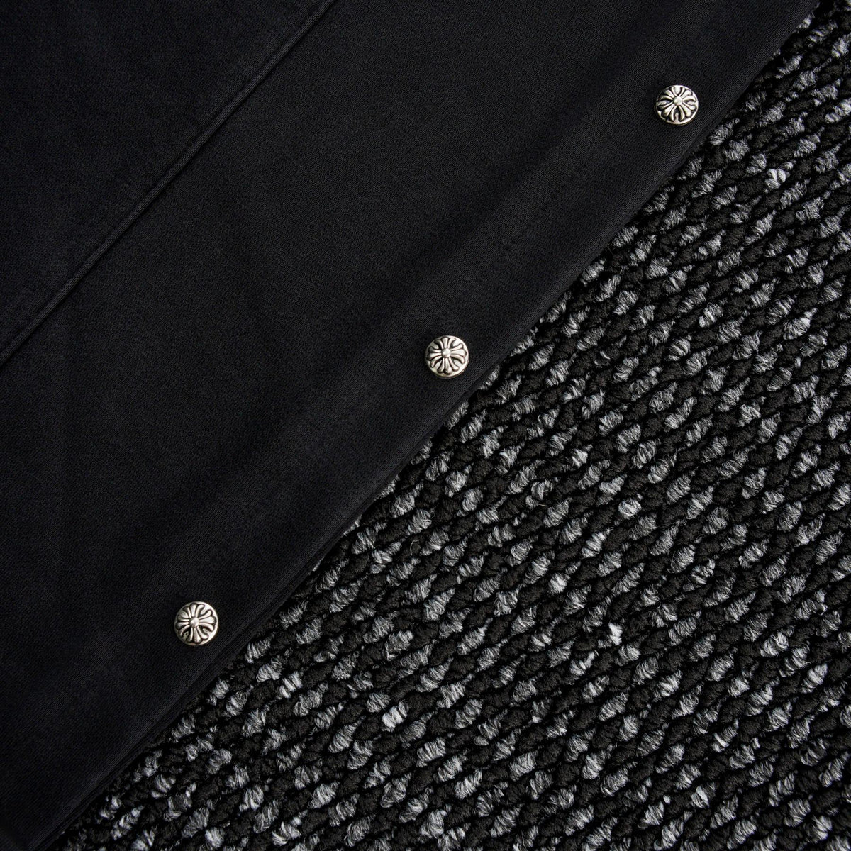 Chrome Hearts Cross Rivet Side-Snap Pants