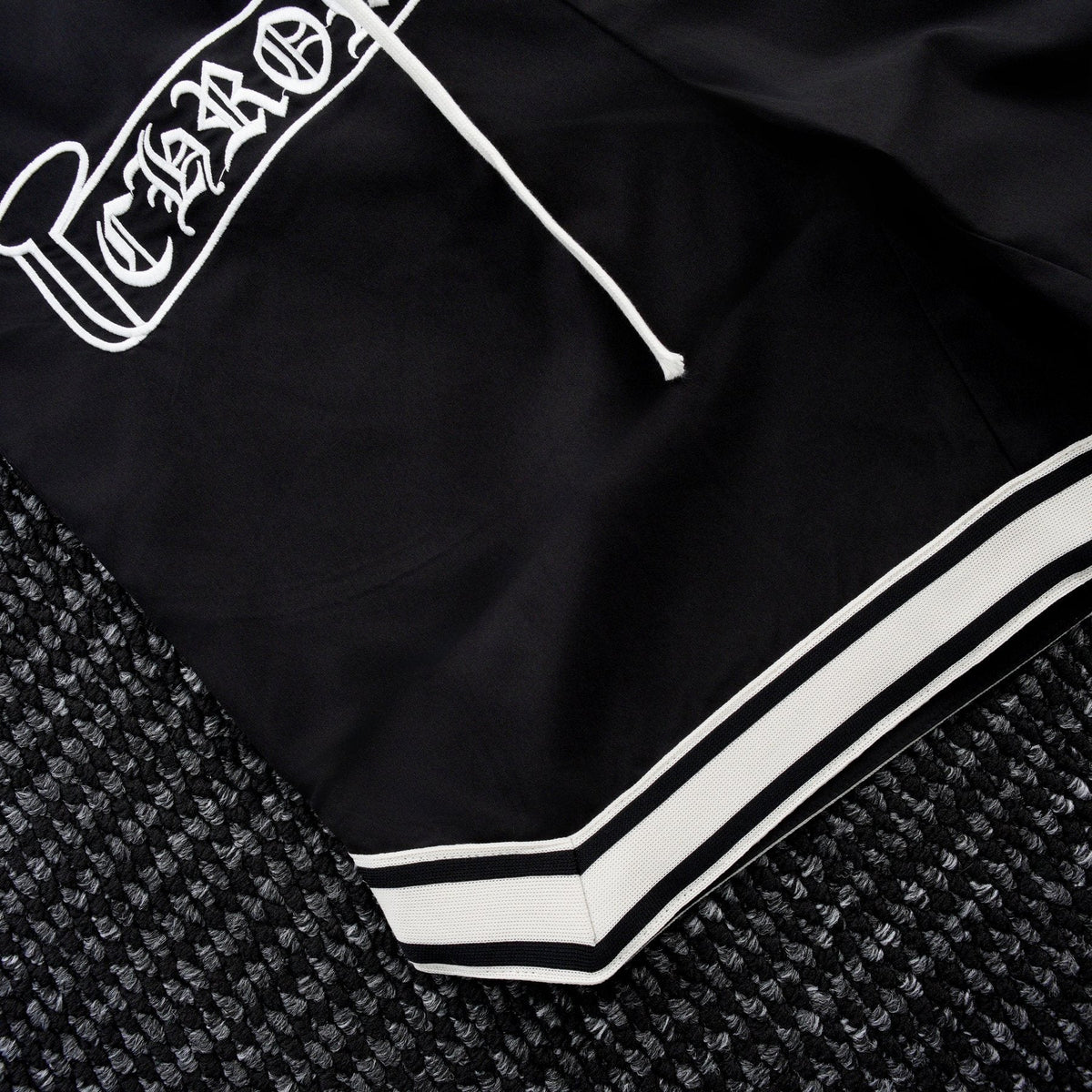 Chrome Hearts Cross Graphic Drawstring Shorts