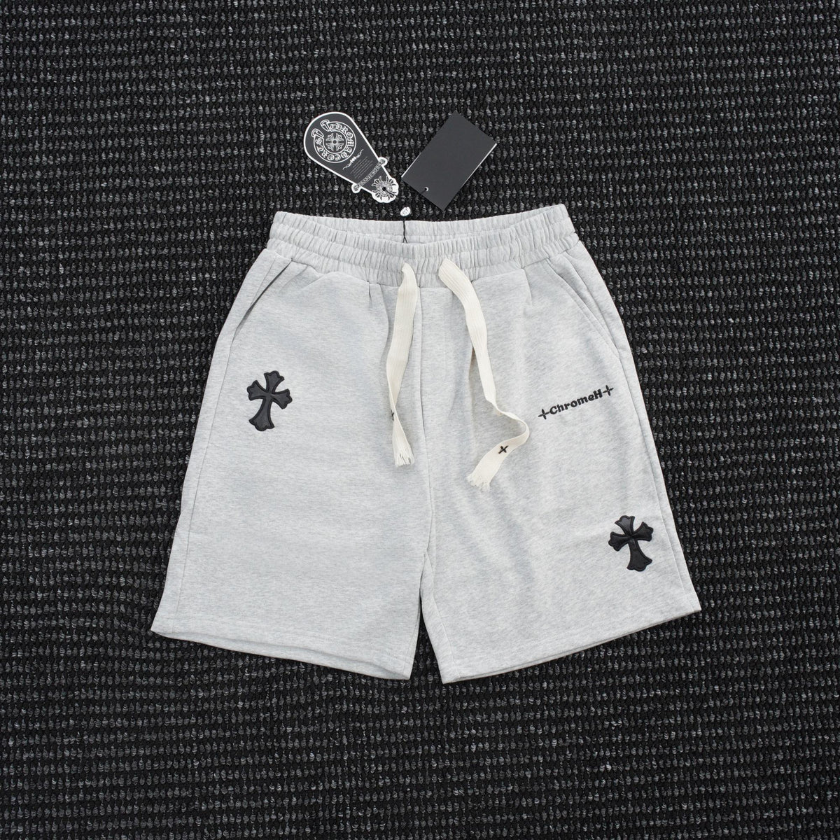 Chrome Hearts Cross Patch Drawstring Shorts