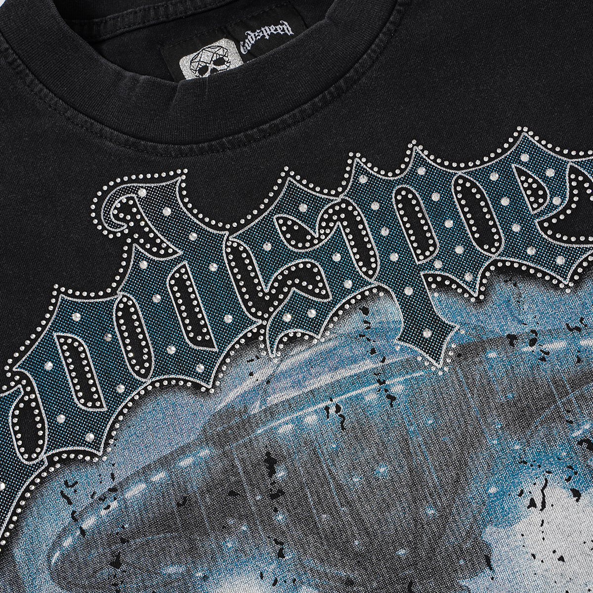 Godspeed Skull Graphic Short-Sleeve T-Shirt