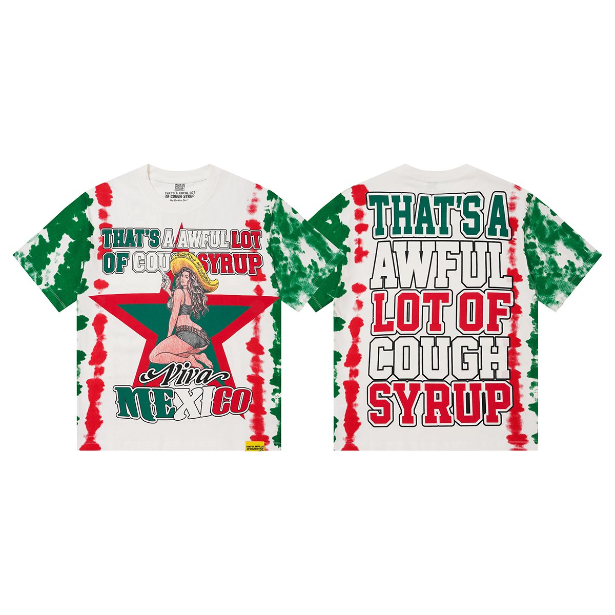THAT'S A AWFUL LOT OF COUGH SYRUP Cowgirl Graphic Short-Sleeve Set