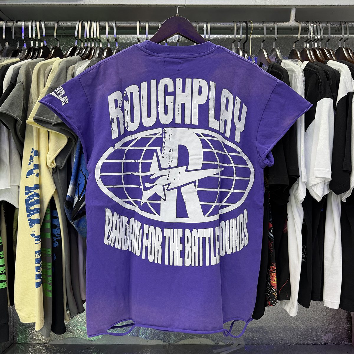 Rough Play Chainsaw Graphic Sleeveless T-Shirt