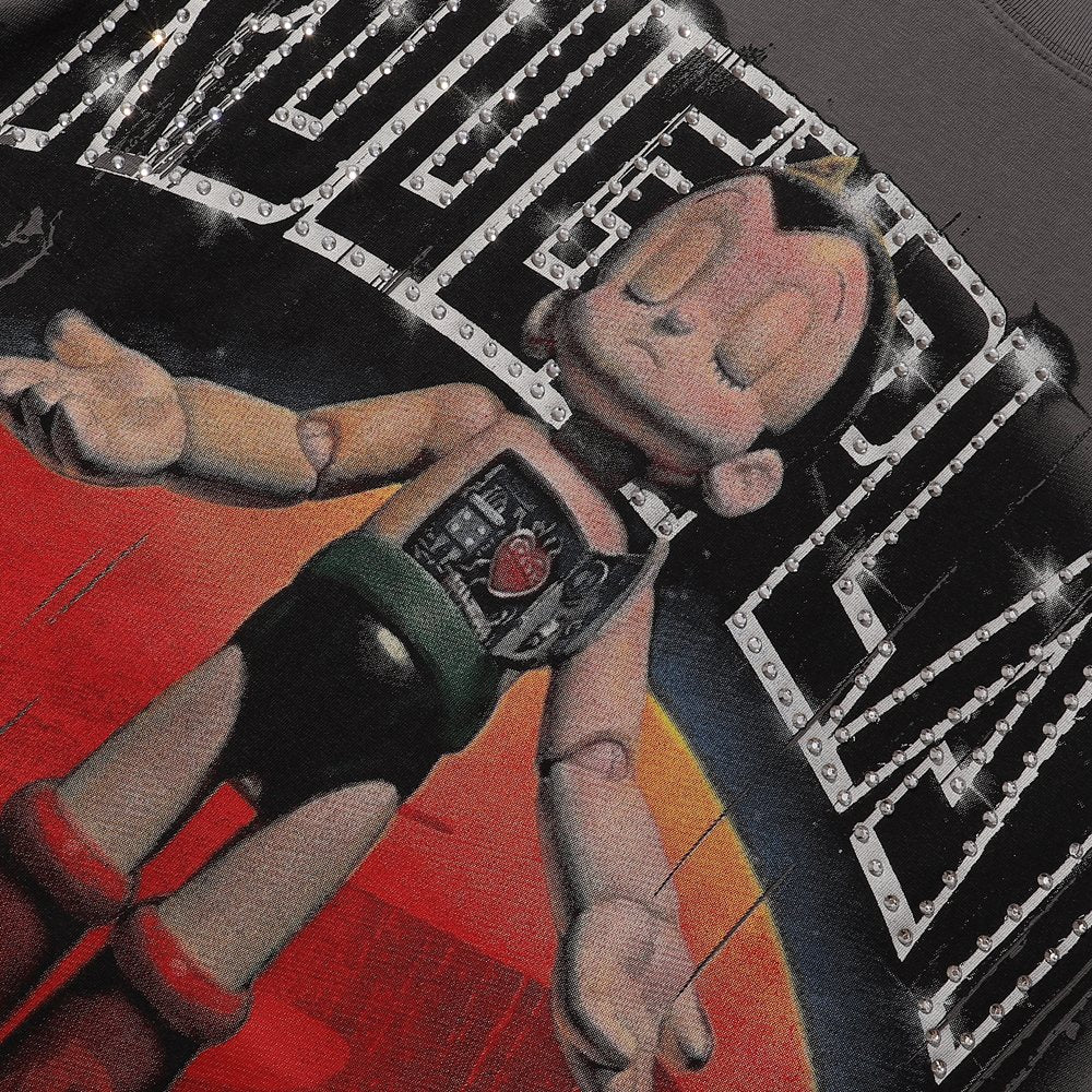Rough Play Astro Boy Graphic Distressed T-Shirt