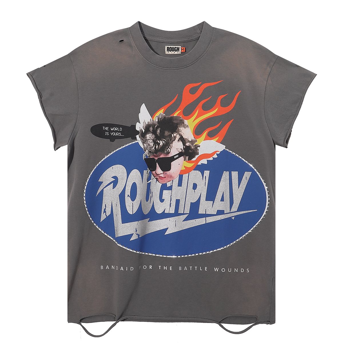 Rough Play SoleBoy Rhinestone Sleeveless T-Shirt