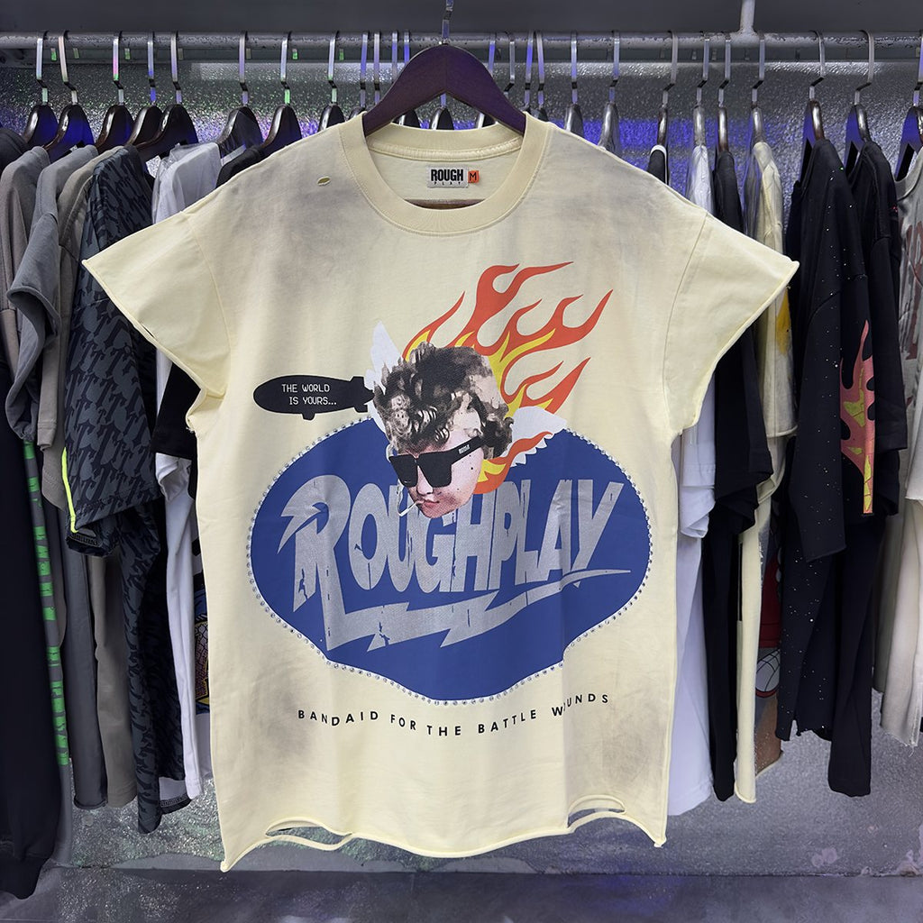 Rough Play SoleBoy Rhinestone Sleeveless T-Shirt