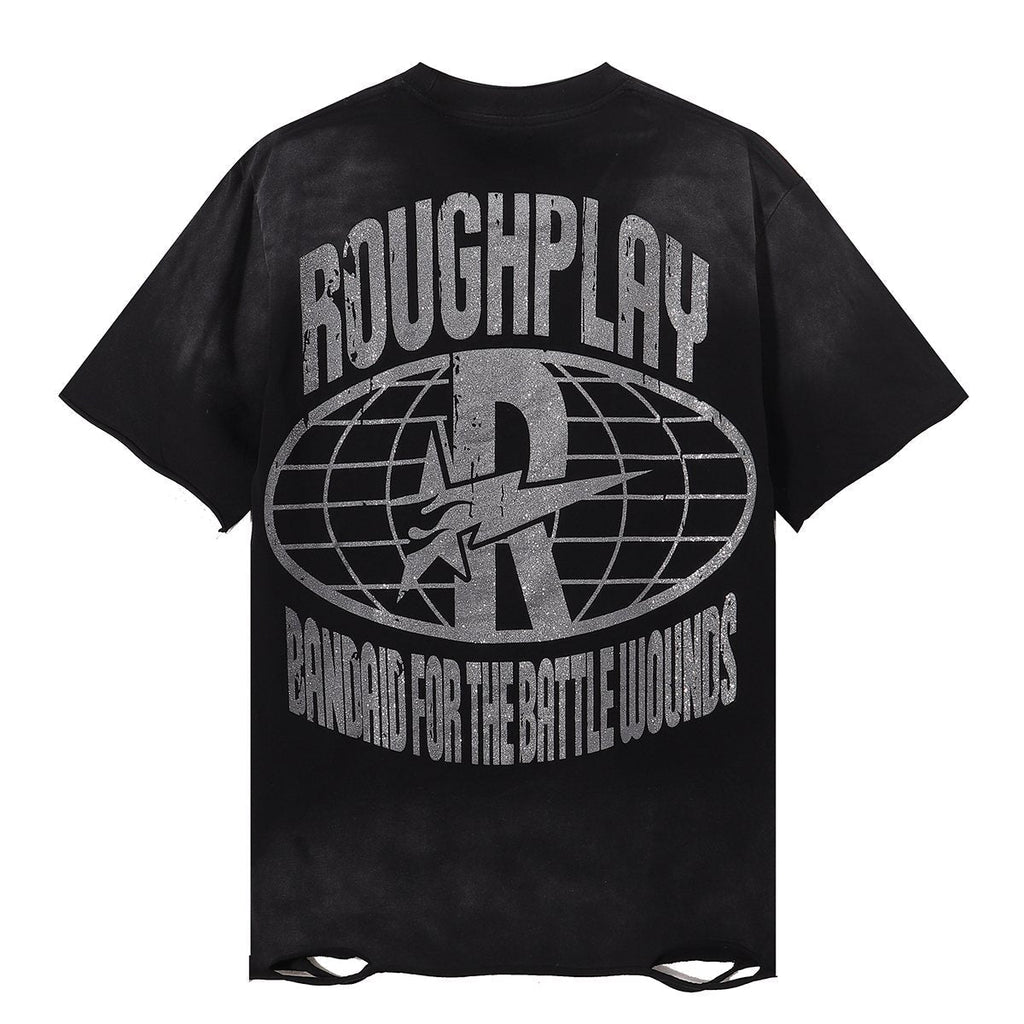 Rough Play Lost In Space Astronaut Graphic T-Shirt
