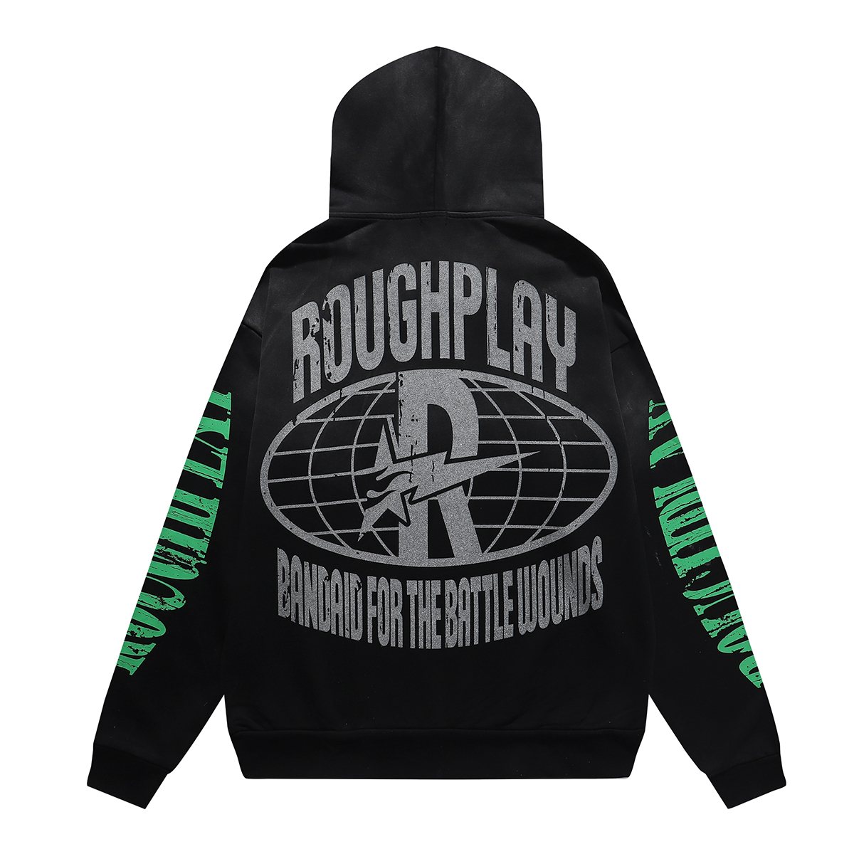 Rough Play SoulBoy Rhinestone Graphic Hoodie