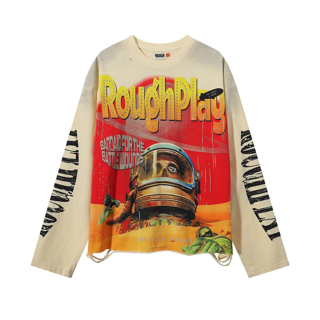 Rough Play Lost In Space Astronaut Long-Sleeve T-Shirt